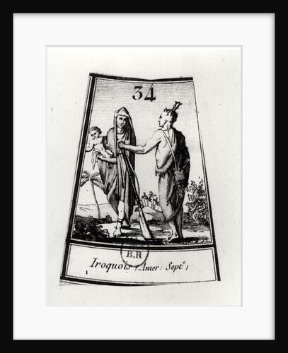 Iroquois Indians by French School