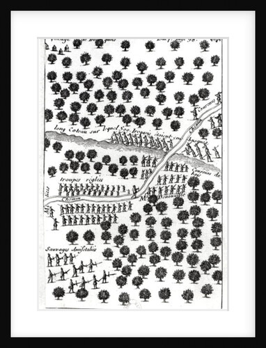 Ambush of the Iroquois by French School