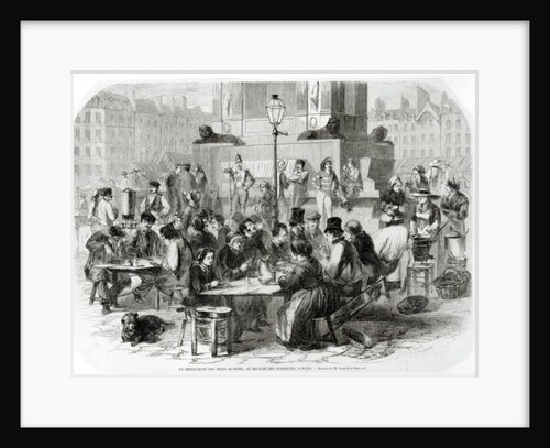 The Restaurant of wet feet, at the Marche des Innocents in Paris by Godefroy Durand