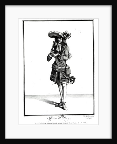 King's officer, 1675 by Jean Dieu de Saint-Jean