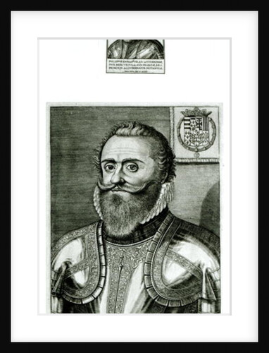 Portrait of Philippe-Emmanuel de Lorraine, Duke de Mercoeur by Hieronymus or Jerome Wierix