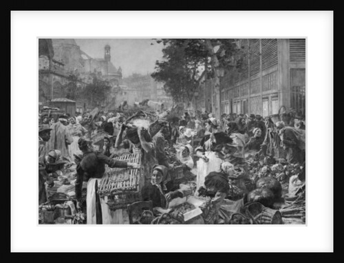 Les Halles, 1895 by Leon Augustin Lhermitte