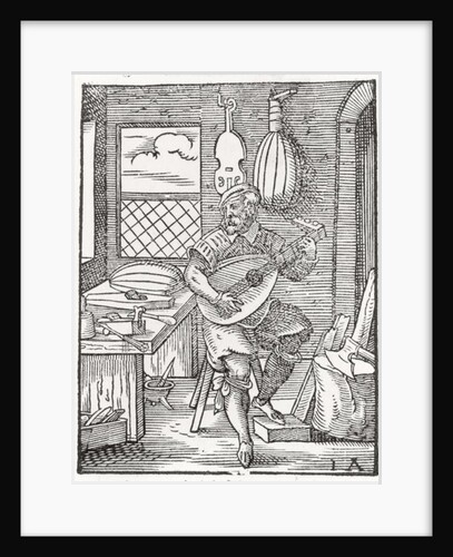 The Instrument Maker's Workshop, c.1570 by Jost Amman