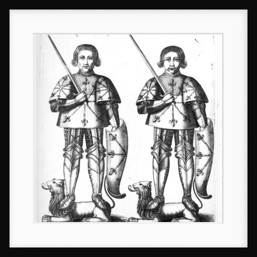 Foulques III Nerra and Geoffroy II Martel by French School