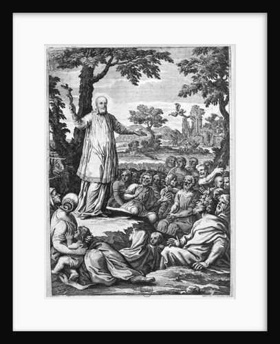 St. Francis of Sales preaching to the heretics of Chablais by French School