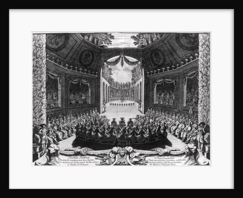 Concert in the garden of Trianon, 2nd day of celebrations at Versailles, 14th July 1668', 1675 by Francois Chauveau