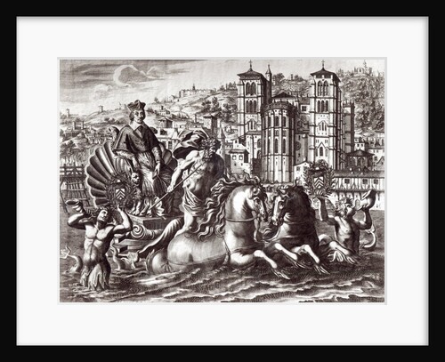 Allegory celebrating the nomination of Cardinal de Richelieu to the office of Superintendant of Navigation and Trade in October 1626 by Claude Goyrand