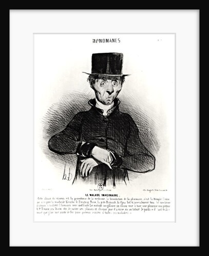 Le Malade Imaginaire by Honore Daumier