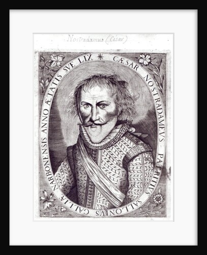 Cesar Nostradamus, aged 59, son of Michel Nostradamus, 1614 by French School