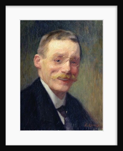 Self portrait, Smiling by Jules Ernest Renoux