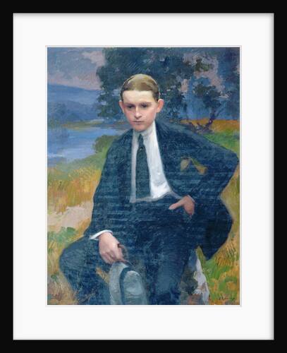 Portrait of Marcel Renoux aged about 13 or 14 by Jules Ernest Renoux