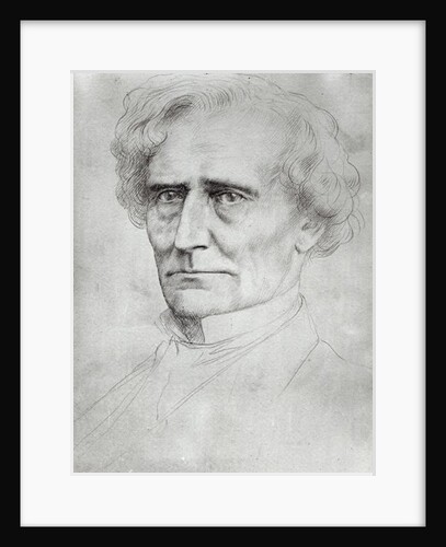 Portrait of Hector Berlioz by Alphonse Legros