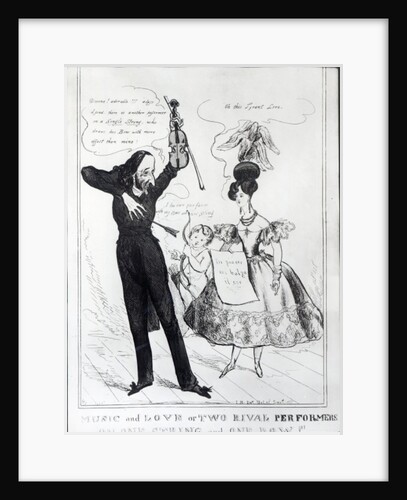 Music and Love or Two Rival Performers on one String and one Bow by English School