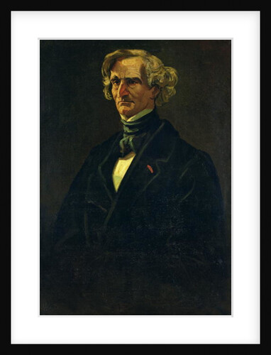 Portrait of Hector Berlioz formerly attributed to Honore Daumier by Andre Gill