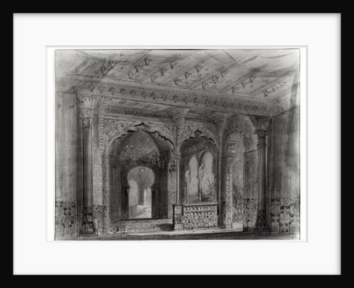 Stage set for 'Le Corsaire' by Adolphe Adam by Charles Antoine Cambon