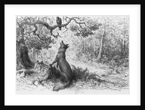 The Crow and the Fox by Gustave Dore