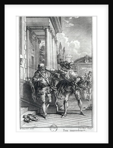 Fight scene by Hubert Gravelot