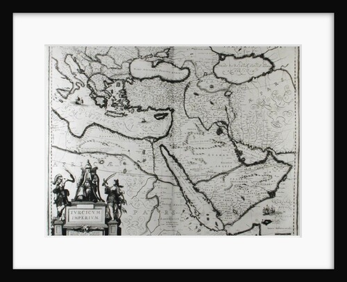 Map of the Ottoman Empire by Joannes Jansson