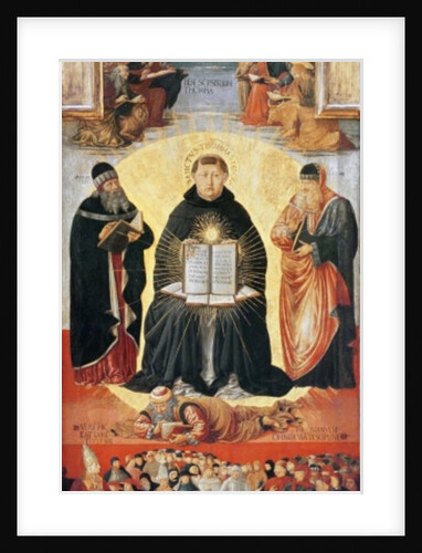 The Triumph of St. Thomas Aquinas by Benozzo di Lese di Sandro Gozzoli