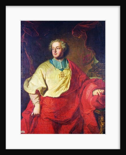 Portrait of Armand Gaston Maximilien de Rohan Bishop of Strasbourg by Hyacinthe Rigaud