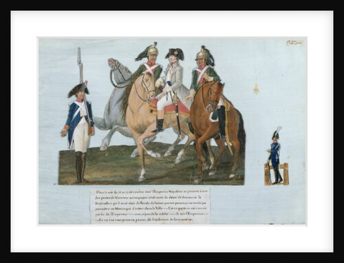 Napoleon Bonaparte and the Varsovian Sentry by Lesueur Brothers