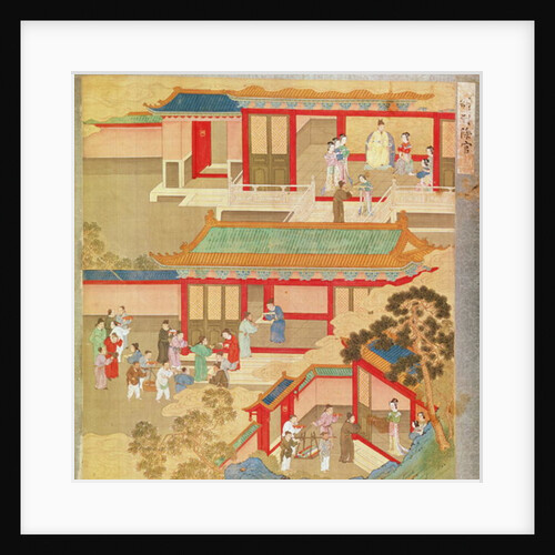 Emperor Hsuan Tsung at home by School Chinese