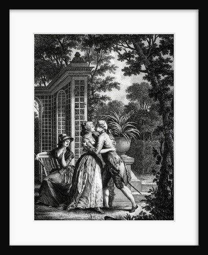 The First Kiss of Love by Nicolas Andre Monsiau