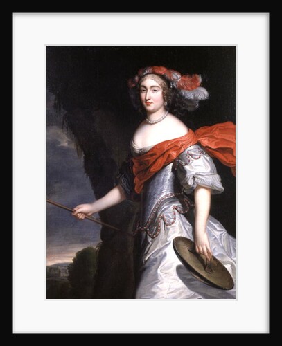 Portrait presumed to be Anne-Marie-Louise of Orleans, Duchess of Monpensier, La Grande Mademoiselle, c.1660 by Charles Beaubrun