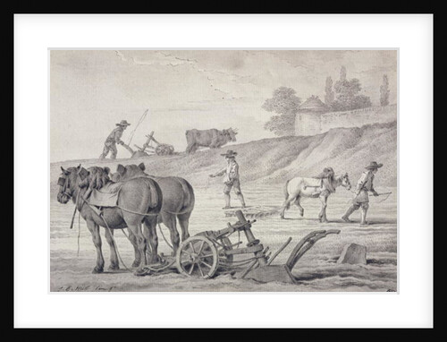 Ploughing the Fields by Jean-Baptiste Huet
