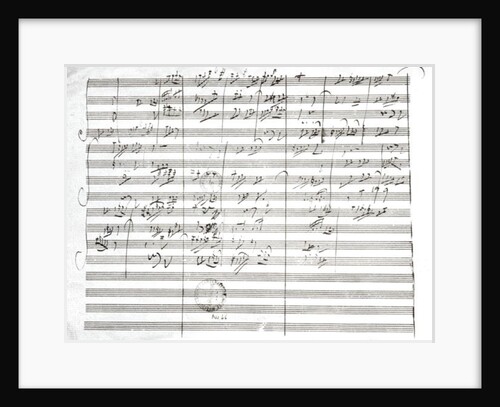 Score for the 3rd Movement of the 5th Symphony by Ludwig van Beethoven