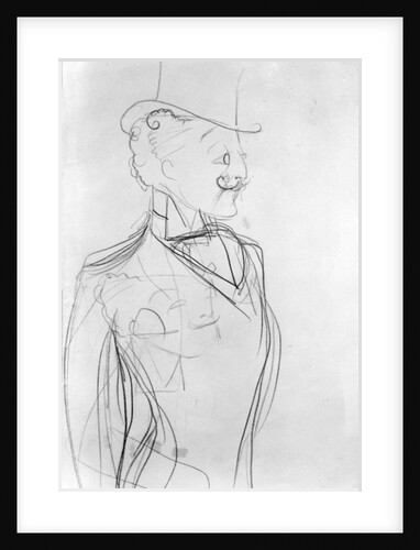 Portrait of Boni de Castellane by Sem