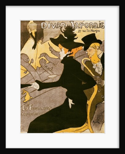 Poster advertising 'Le Divan Japonais', 1892 by Henri de Toulouse-Lautrec