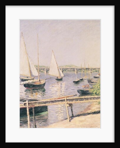 Sailing boats at Argenteuil, c.1888 by Gustave Caillebotte