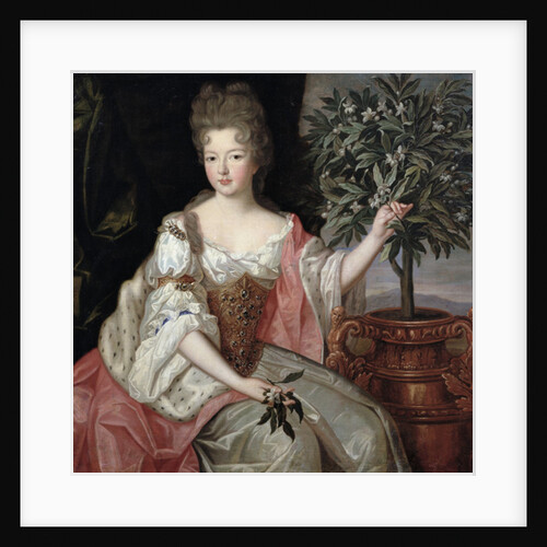 Portrait of Francoise Marie de Bourbon Duchess of Orleans by Pierre Gobert