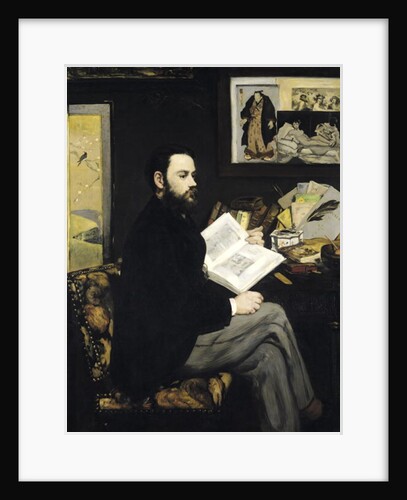 Emile Zola, 1868 by Edouard Manet