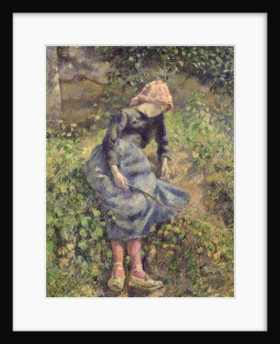 Girl with a Stick, 1881 by Camille Pissarro