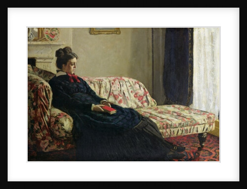 Meditation, or Madame Monet on the Sofa, c.1871 by Claude Monet