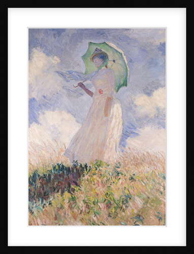 Woman with Parasol turned to the Left, 1886 by Claude Monet