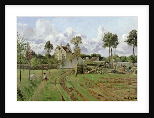 Landscape, Louveciennes, c.1872 by Camille Pissarro