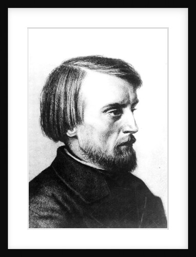 Portrait of Vissarion Grigorievich Belinsky 1843 by Kyrill Antonovitch Gorbunov