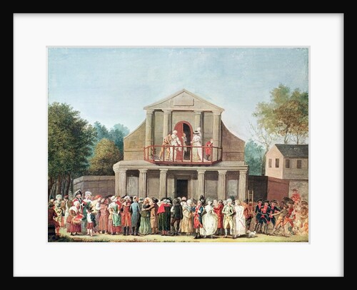 Theatrical Performance at the Saint-Laurent Fair, 1786 by French School