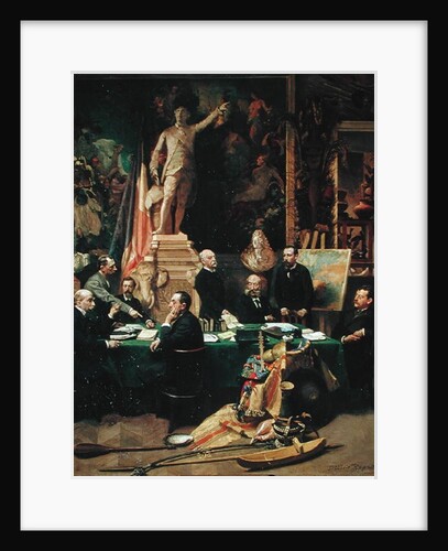 The Colonial Delegates and Jules Ferry 1892 by Felix Elie Regamey