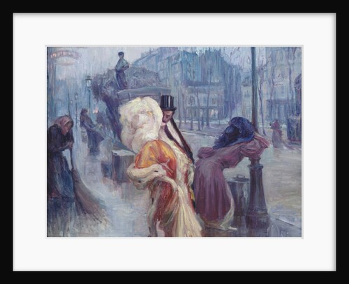 Dawn, Leaving the Restaurant in Montmartre, 1906 by Georges Redon