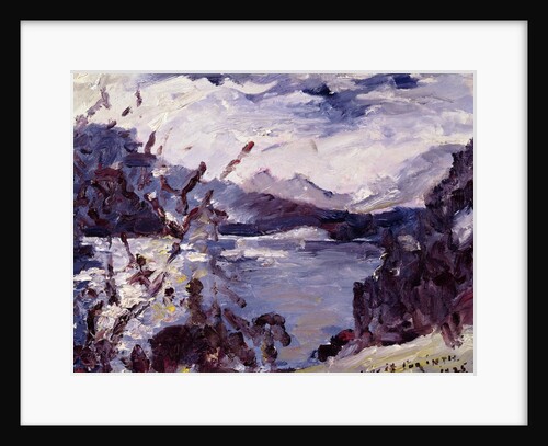 Lake Walchen Surrounded by Mountains, 1925 by Lovis Corinth