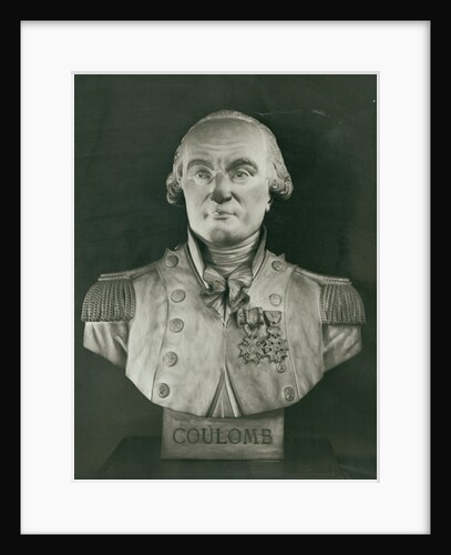 Bust of Charles de Coulomb by Joseph Marius Ramus
