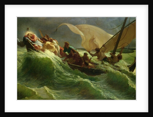 Christ Asleep in his Boat by Jules Joseph Meynier