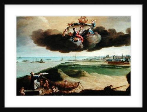 The Town of Dunkirk Presenting the Plan for its Renovation to Louis XV 1758 by Charles Carlier