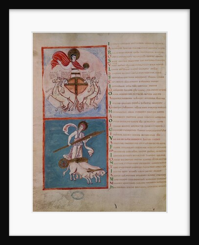 Apollo as the Sun and Diana as the Moon by French School