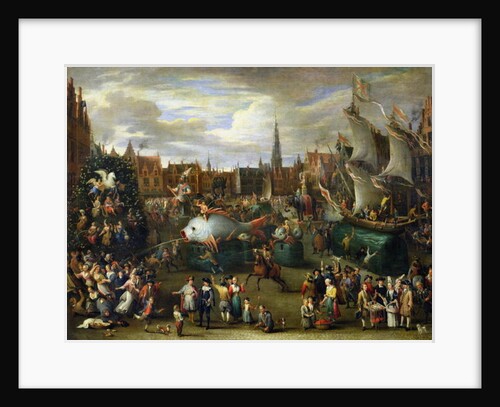 A Festival at Antwerp by Alexander van Bredael