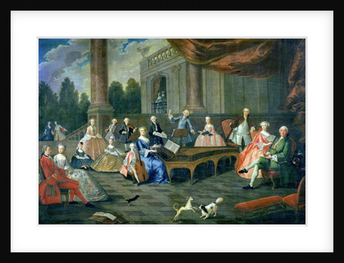 A Family Concert at Chateau Renescure by French School